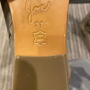 Joie gray soft leather/suede boots.